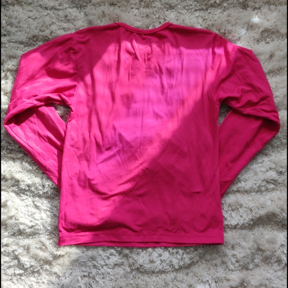 EUC Girl's pink long sleeve t-shirt - Picture 2 of 3